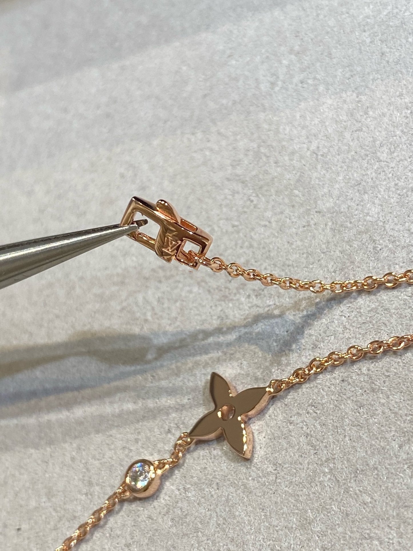 [Dawnora Jewelry]STAR DIAMOND PINK GOLD BRACELET