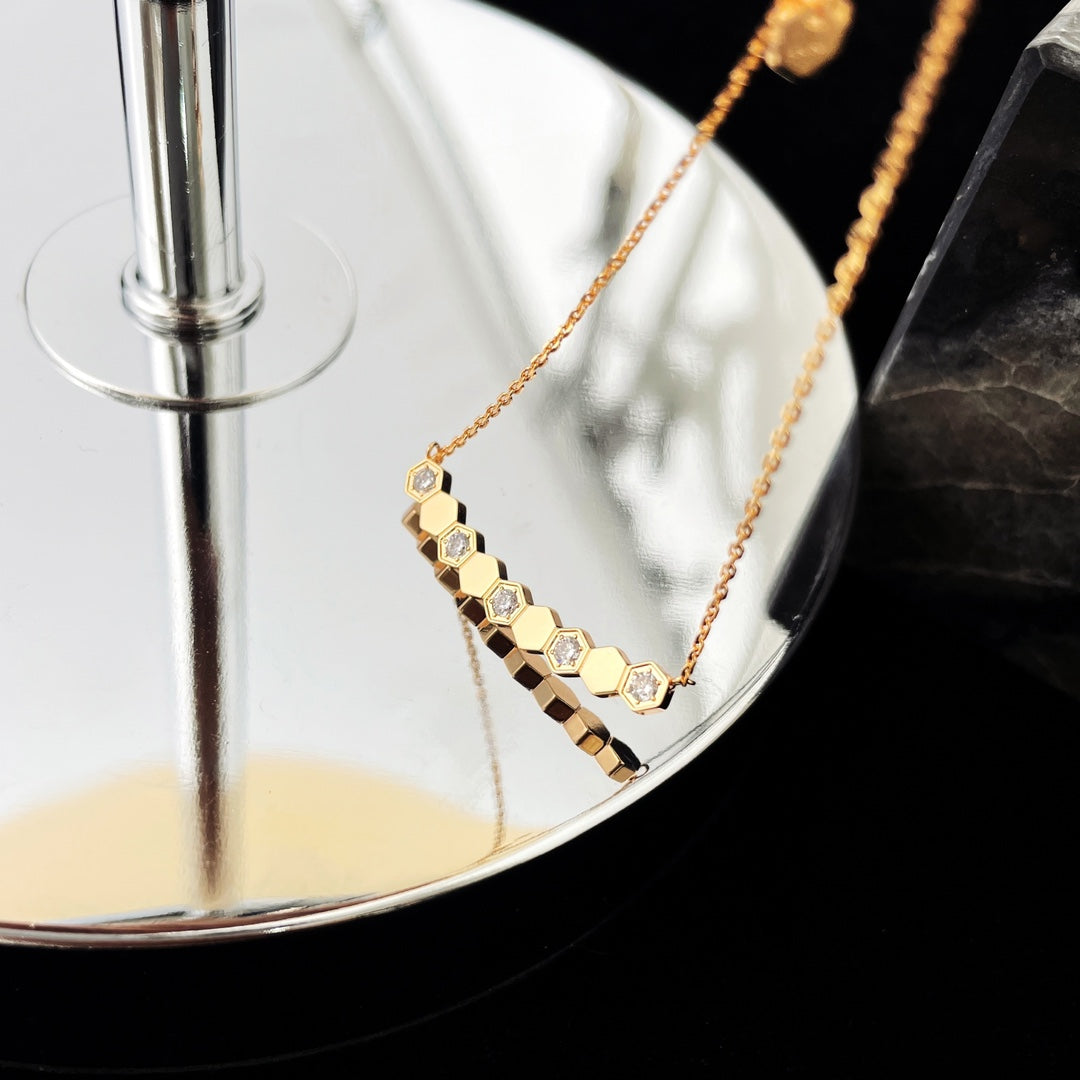 [Dawnora Jewelry]BEE MY LOVE DIAMOND NECKLACE
