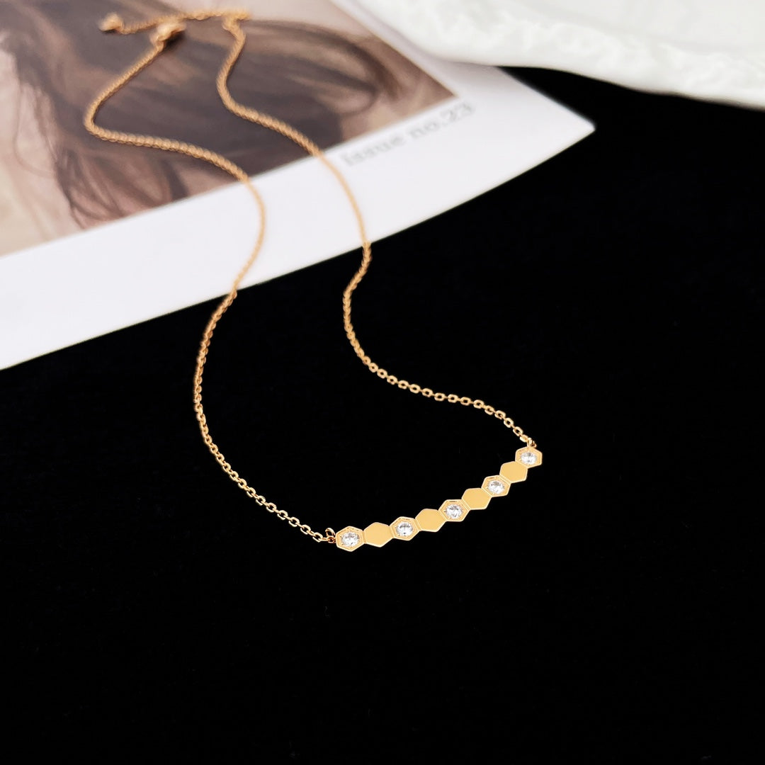 [Dawnora Jewelry]BEE MY LOVE DIAMOND NECKLACE
