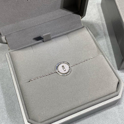 [Dawnora Jewelry]LUCKY MOVE DIAMOND PAVED BRACELET