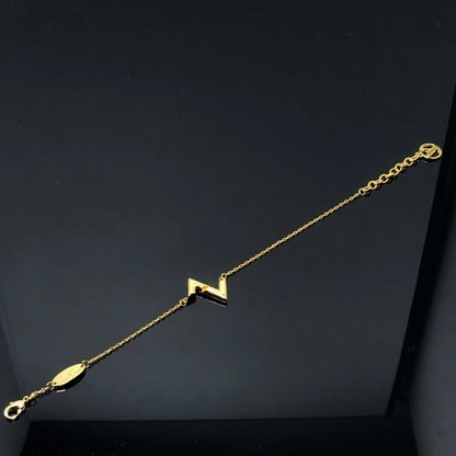 [Dawnora Jewelry]VOLT LV LOGO BRACELET