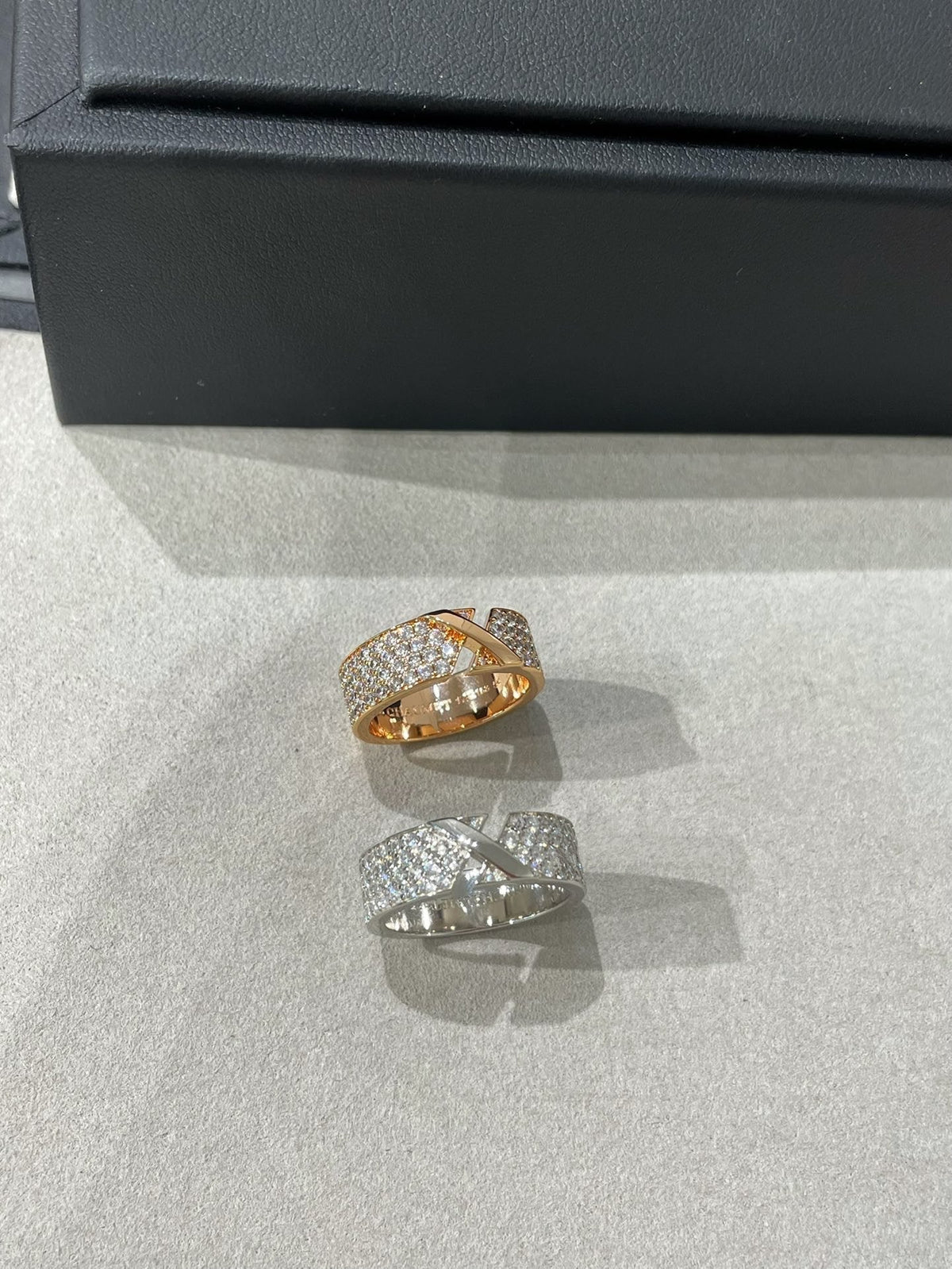 [Dawnora Jewelry]LIENS EVIDENCE  DIAMOND PAVED RING