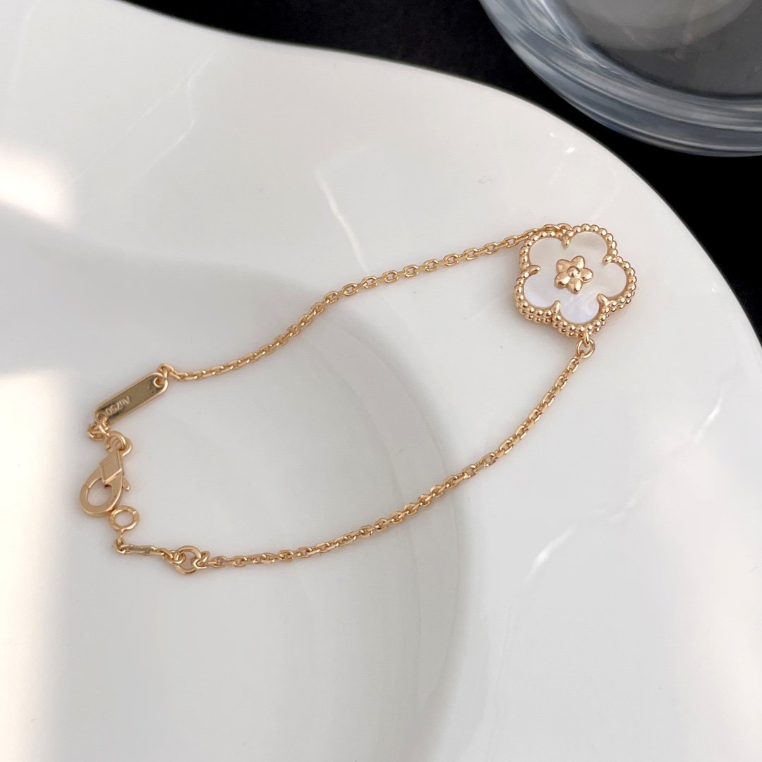 [Dawnora Jewelry]LUCKY SPRING ROSE GOLD MOP BRACELET