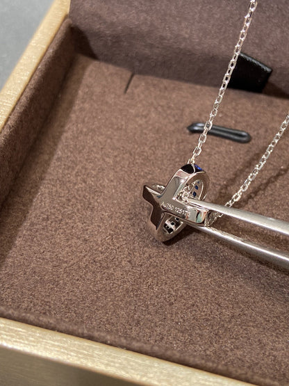 [Dawnora Jewelry]LIENS DIAMOND SILVER NECKLACE
