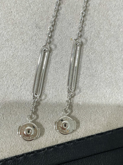 [Dawnora Jewelry]CHAINE CHAOS DIAMOND DROP EARRINGS