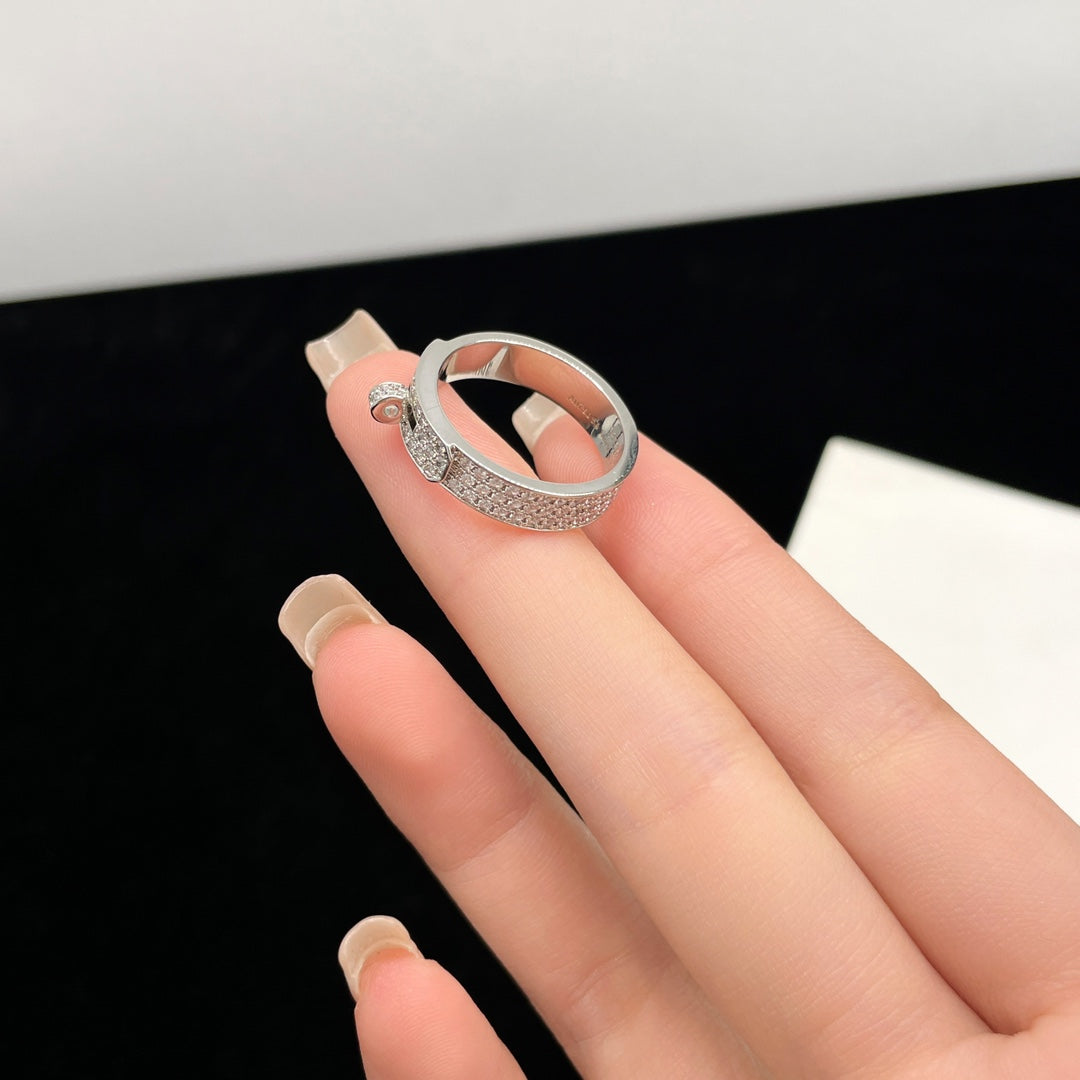[Dawnora Jewelry]KELLY SILVER DIAMOND RING