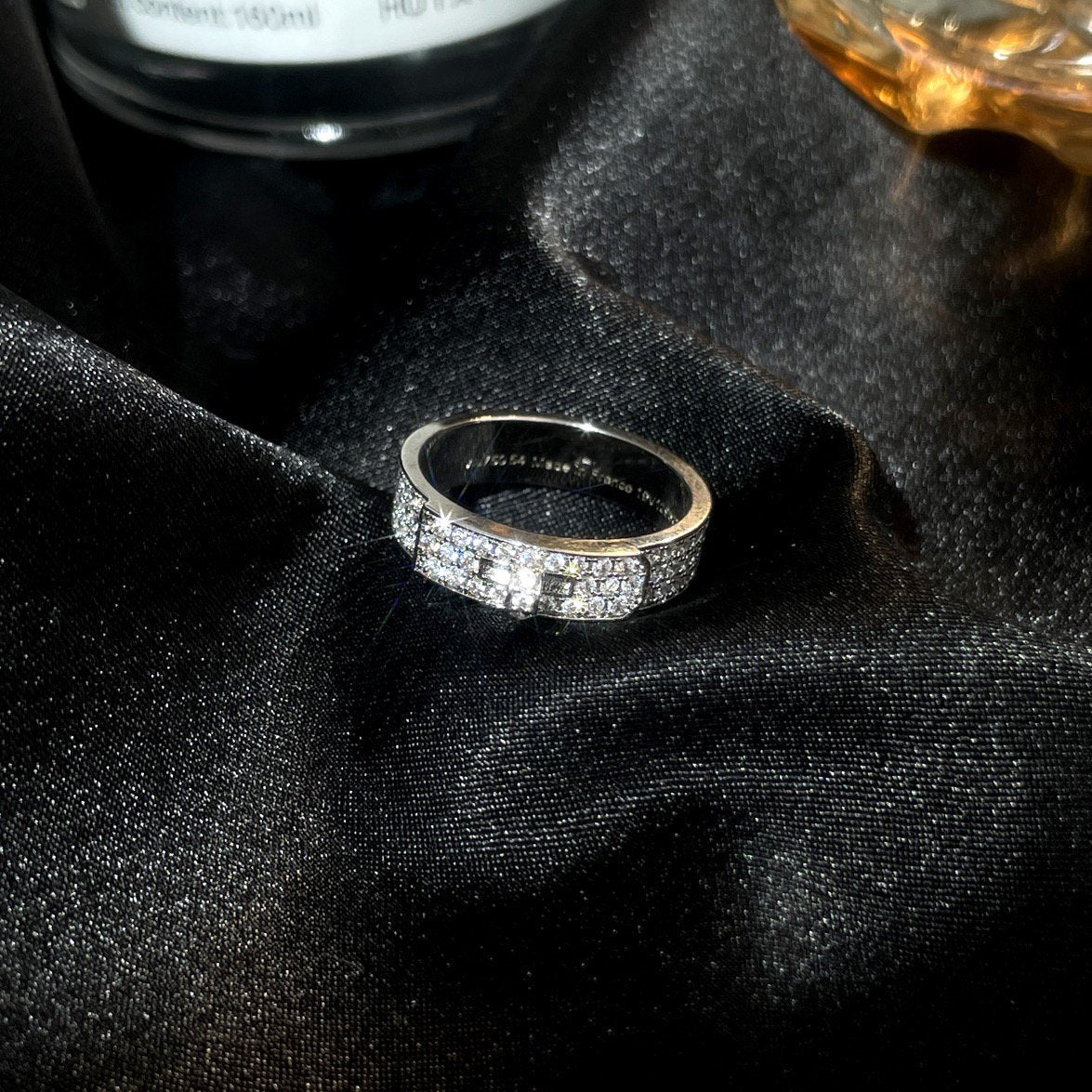 [Dawnora Jewelry]KELLY SILVER DIAMOND RING