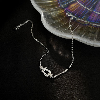[Dawnora Jewelry]FORCE 10 FULL DIAMOND BUCKLE CHAIN LINK MINI MODEL