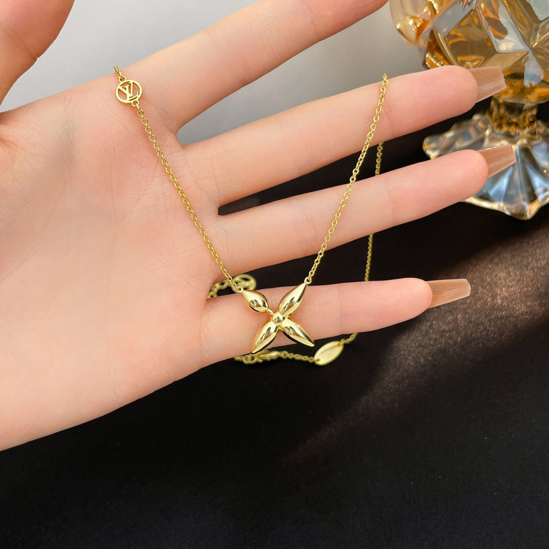 [Dawnora Jewelry]LOUISETTE GOLD NECKLACE