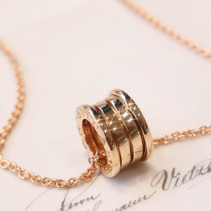 [Dawnora Jewelry]ZERO 1 PINK GOLD NECKLACE