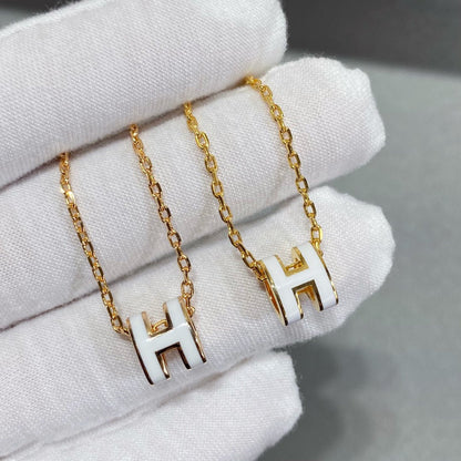 [Dawnora Jewelry]MINI POP H NECKLACE