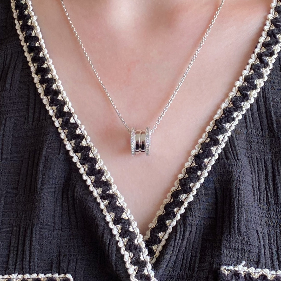 [Dawnora Jewelry]ZERO 1 DIAMOND NECKLACE