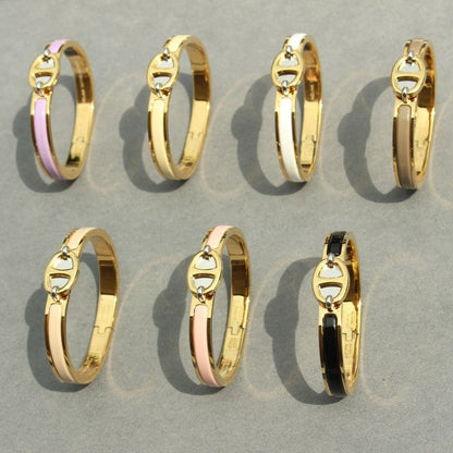 [Dawnora Jewelry]CLIC CHAINE GOLD BRACELET