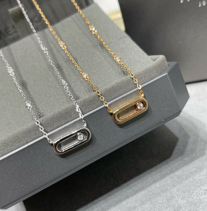 [Dawnora Jewelry]MOVE UNO DIAMOND NECKLACE