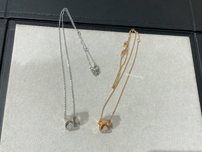 [Dawnora Jewelry]LIENS EVIDENCE DIAMOND PAVED NECKLACE
