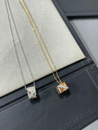 [Dawnora Jewelry]LIENS EVIDENCE DIAMOND NECKLACE