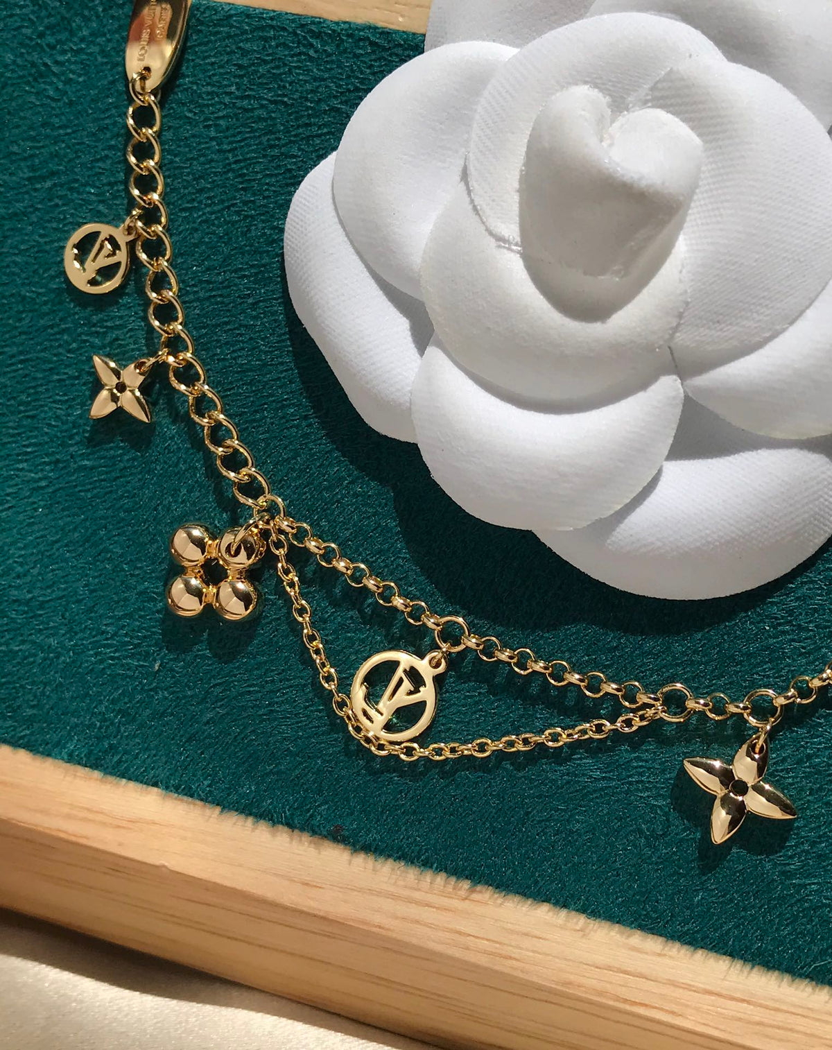 [Dawnora Jewelry]BLOOMING PINK GOLD MOP BRACELET