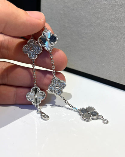 [Dawnora Jewelry] CLOVER 5 MOTIF LASER BRACELET COLLECTION