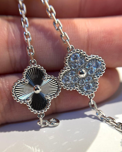 [Dawnora Jewelry] CLOVER 5 MOTIF LASER BRACELET COLLECTION