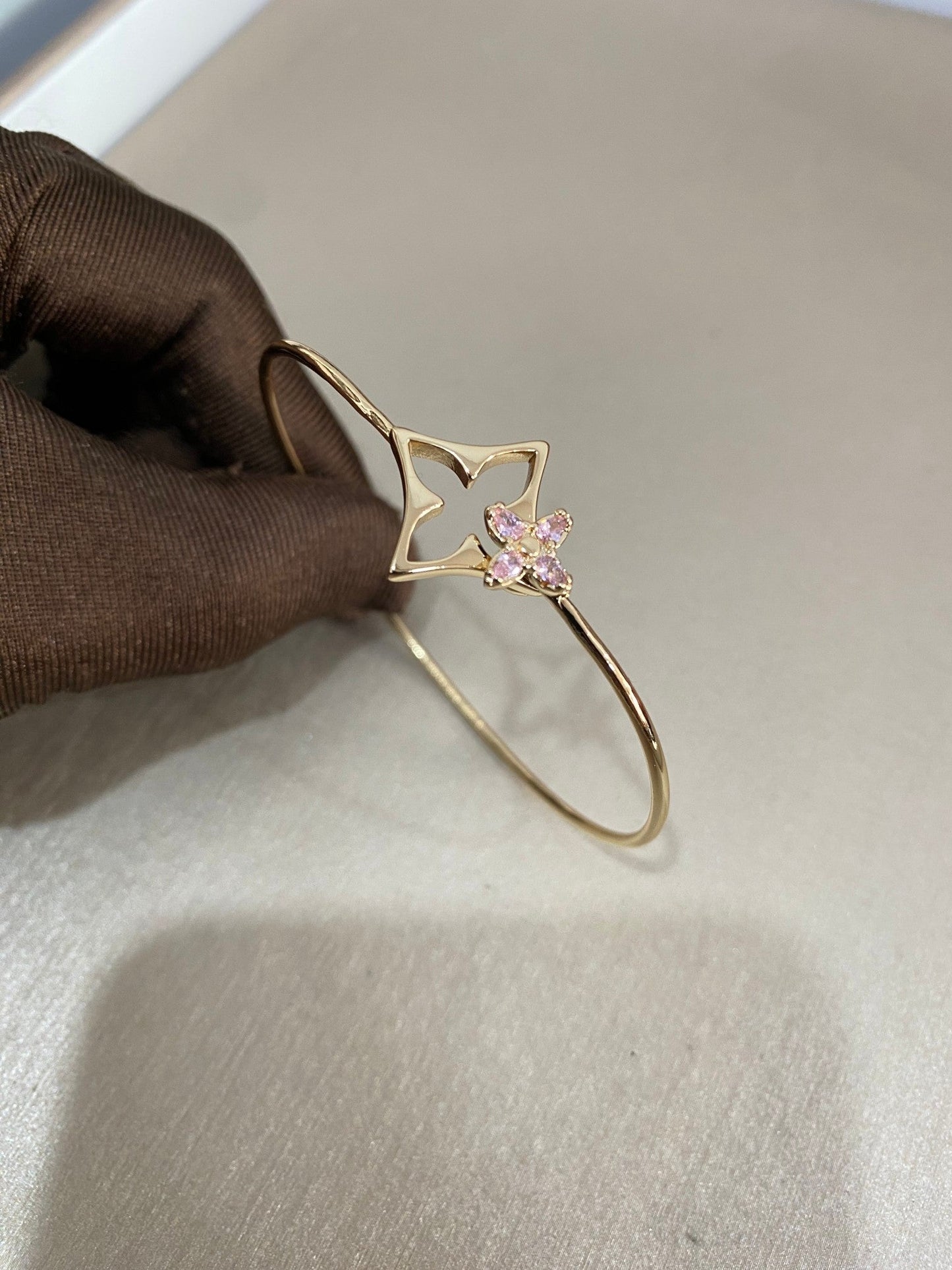 [Dawnora Jewelry]Pink Diamond Bracelet