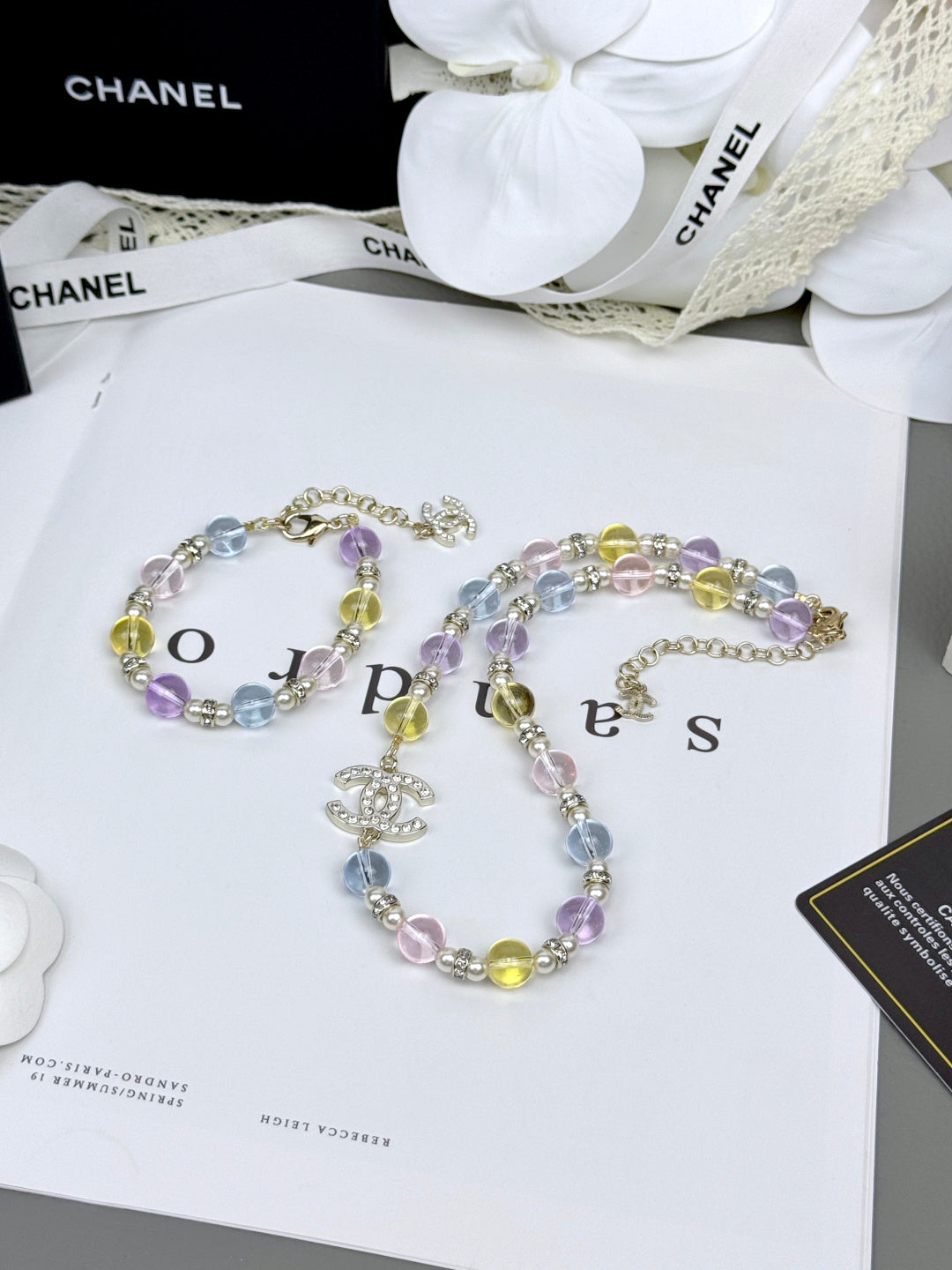 [Dawnora Jewelry]Colorful Transparent Resin Bracelet