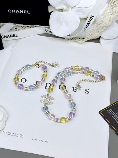 [Dawnora Jewelry]Colorful Transparent Resin Bracelet