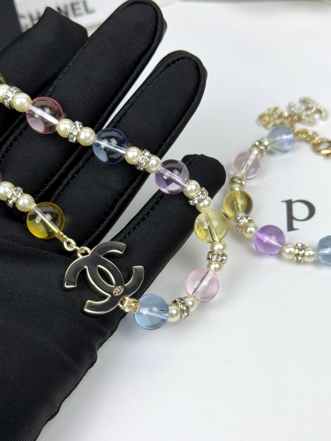 [Dawnora Jewelry]26C New Spring Collection Colorful Transparent Resin Necklace