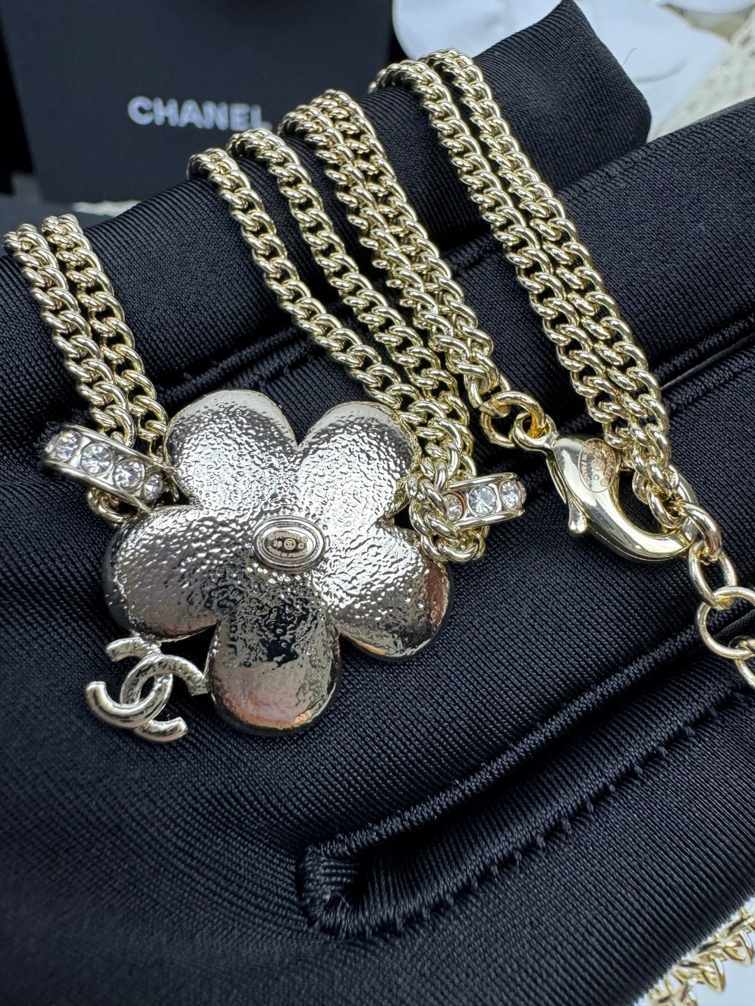 [Dawnora Jewelry]New Blue Floral Double-Layer Necklace