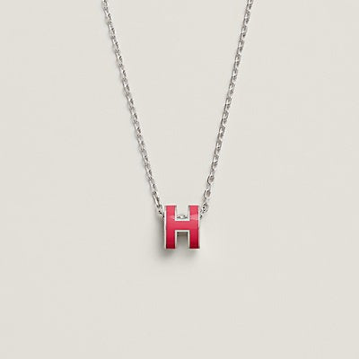 [Dawnora Jewelry]H NECKLACE PINK