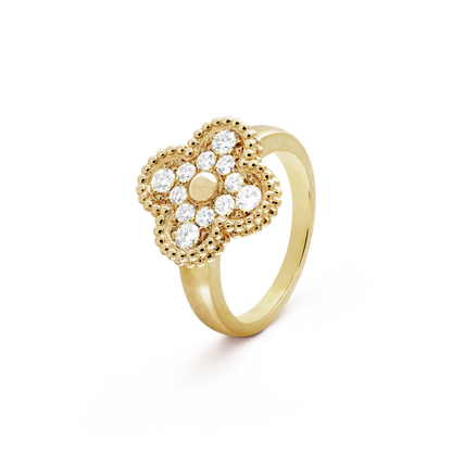 [Dawnora Jewelry]CLOVER DIAMOND RING