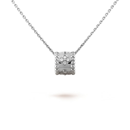 [Dawnora Jewelry]PERLEE PEDANT SIVLER DIAMOND NECKLACE