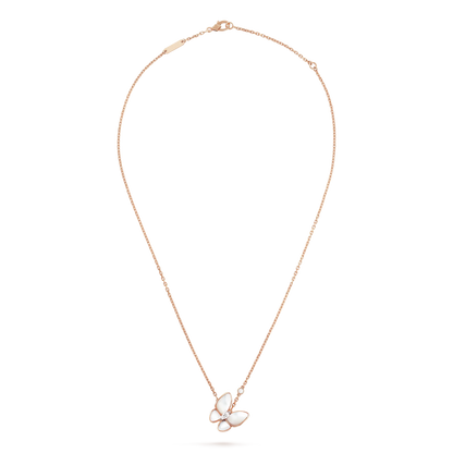 [Dawnora Jewelry]BUTTERFLY MOP DIAMOND NECKLACE