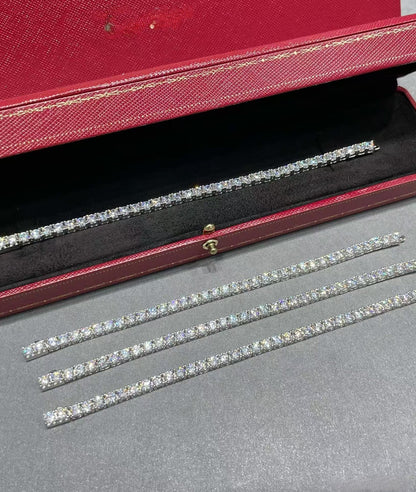 [Dawnora Jewelry]TENNIS BRACELET WITH FULL DIAMOND SETTING