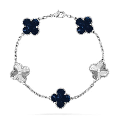 [Dawnora Jewelry]CLOVER 5 MOTIF PIETERSITE BRACELET COLLECTION