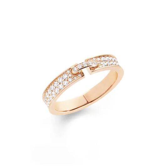 [Dawnora Jewelry]ALLIANCE LIENS VIDENCE PAVED DIAMOND 4MM RING