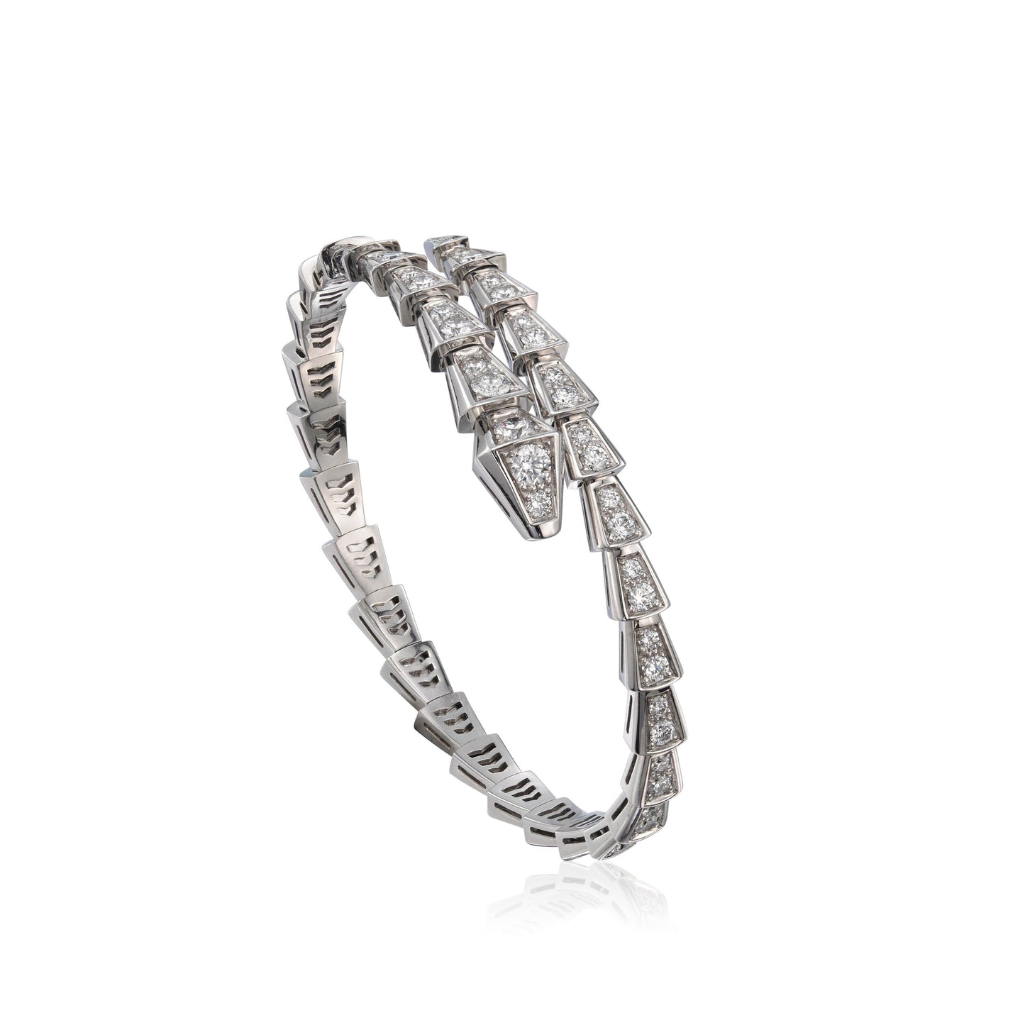 [Dawnora Jewelry]SERPENTI BRACELET 6MM SILVER DIAMOND