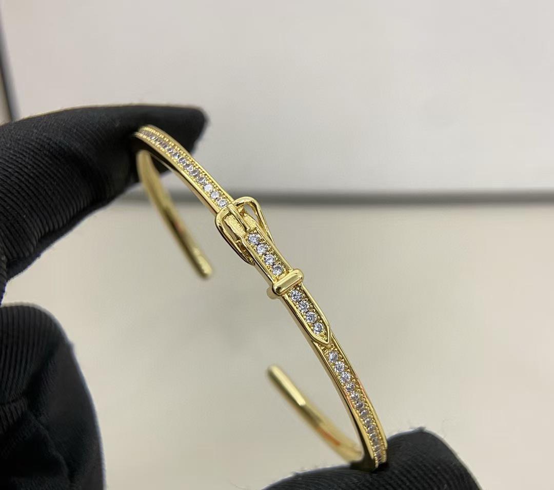 [Dawnora Jewelry]DIAMOND-ENCRUSTED BRACELET THREE COLORS