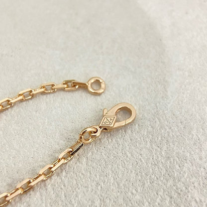 [Dawnora Jewelry]ROSE QUARTZ MIXED FLOWER BUTTERFLY SWEATER CHAIN