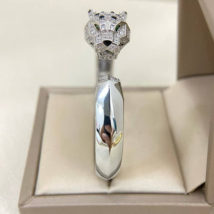 [Dawnora Jewelry]DIAMOND MACHINE LEOPARD BRACELET