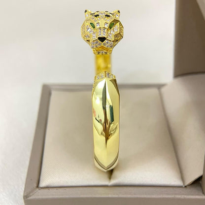 [Dawnora Jewelry]DIAMOND MACHINE LEOPARD BRACELET