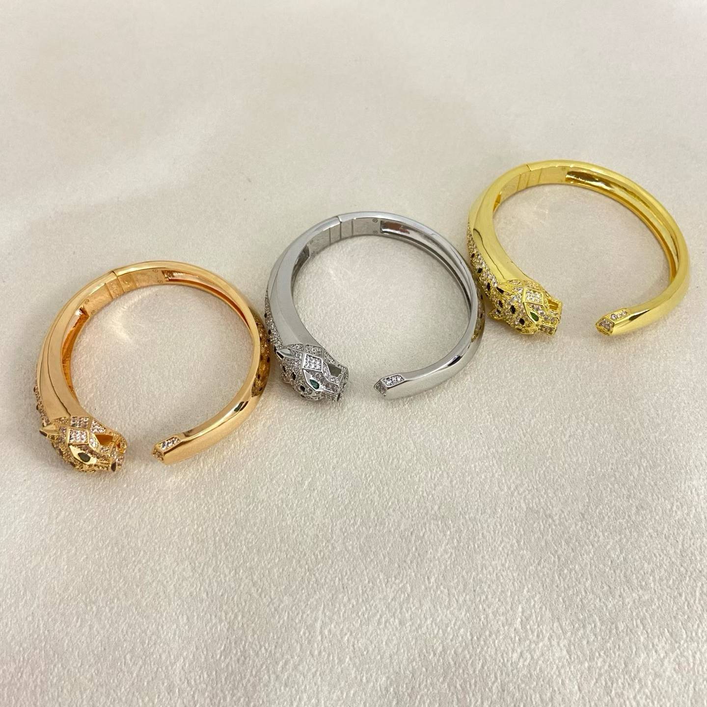 [Dawnora Jewelry]DIAMOND MACHINE LEOPARD BRACELET