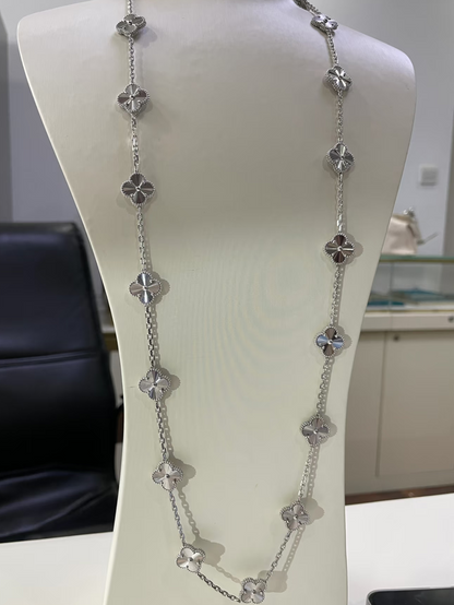 [Dawnora Jewelry]CLOVER 20 MOTIFS SILVER LASER