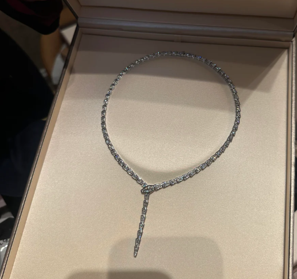 [Dawnora Jewelry]NEW！SERPENT DIAMOND NECKLACE