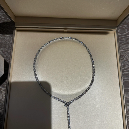 [Dawnora Jewelry]NEW！SERPENT DIAMOND NECKLACE