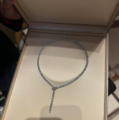 [Dawnora Jewelry]NEW！SERPENT DIAMOND NECKLACE