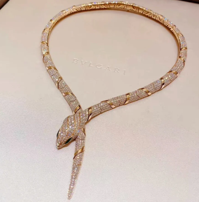 [Dawnora Jewelry]HAUTE COUTURE GOLD SERPENTI NECKLACE