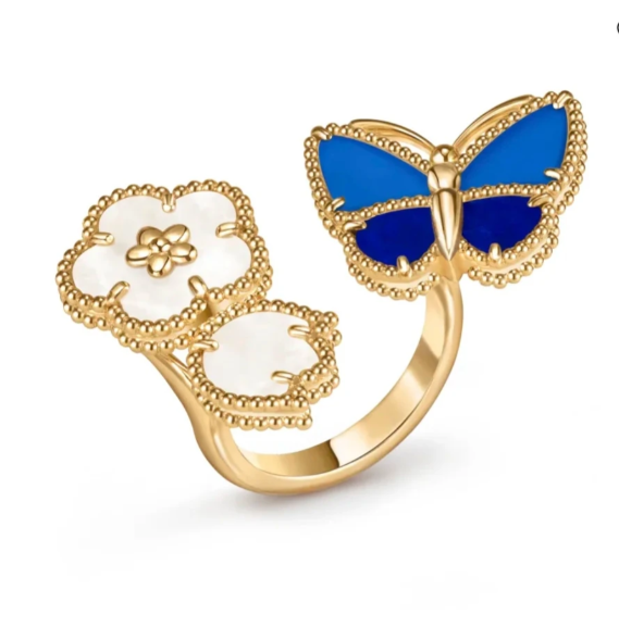 [Dawnora Jewelry]2026 NEW TWIN BUTTERFLY LUCKY RING
