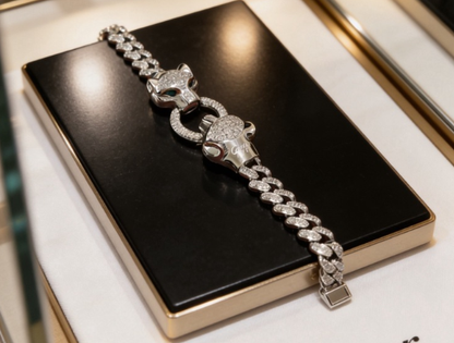 [Dawnora Jewelry] DOUBLE PANTHER BRACELET