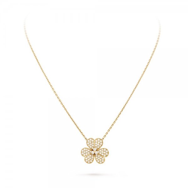 [Dawnora Jewelry]FLOWER DIAMOND NECKLACE