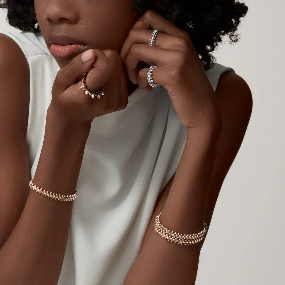 [Dawnora Jewelry]CLASH  BRACELET MEDIUM 8MM